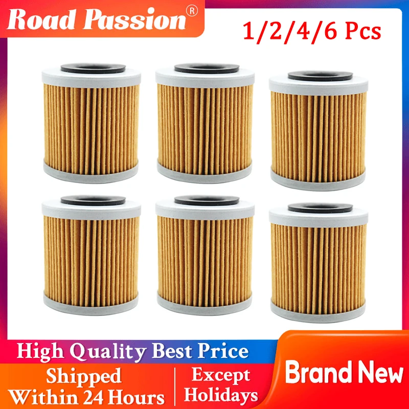 563 1/2/4/6 Pcs Filtro Olio Moto Per Derbi Mulhacen 4T 125 Terra Adventure 2007-2013 Gpr 4T 125 Senda Racing 2009-2013