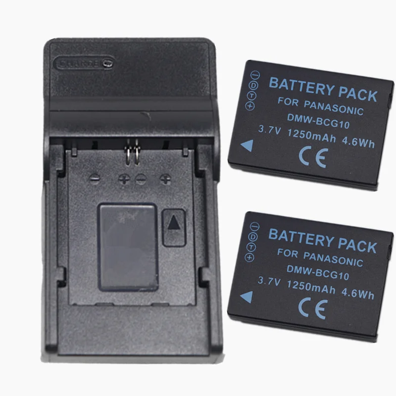 Batteria Per Fotocamera Bp-Dc7 O Caricabatterie Usb Per Leica V-Lux 20 V-Lux 30 V-Lux 40 Panasonic Dmw-Bcg10 Dmc-Tz65 Zr1 Zr3 Zs1 Zx1 Zx3