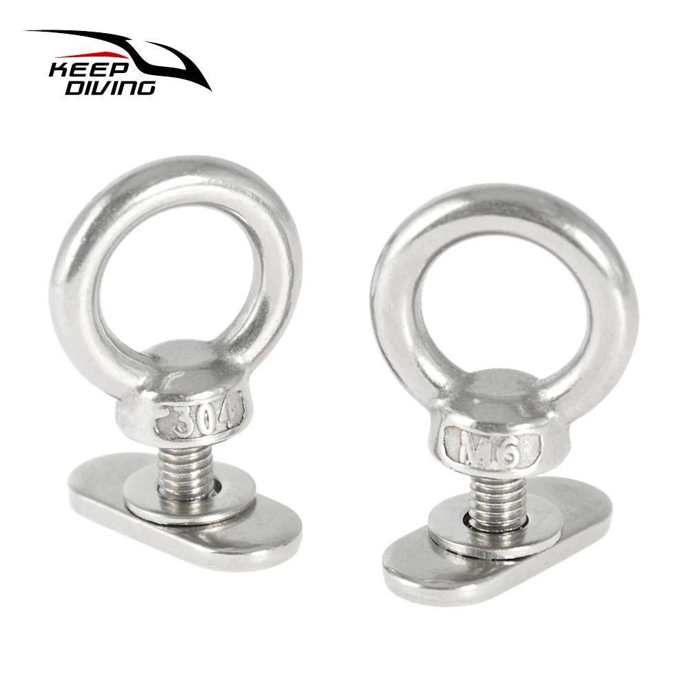 Confezione Da 2 Accessori Per Binari Per Kayak Supporto Per Binario Per Kayak Occhiello Con Dadi A Vite Per Kayak Canoe Barche Da Pesca