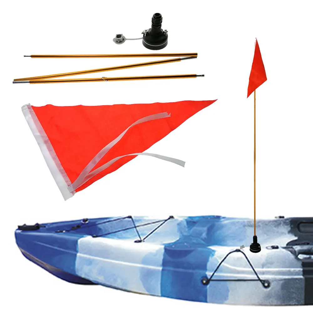 Kayak Bandiera Di Sicurezza Canoe Paddle Board Barca Da Pesca Bandiera Pieghevole