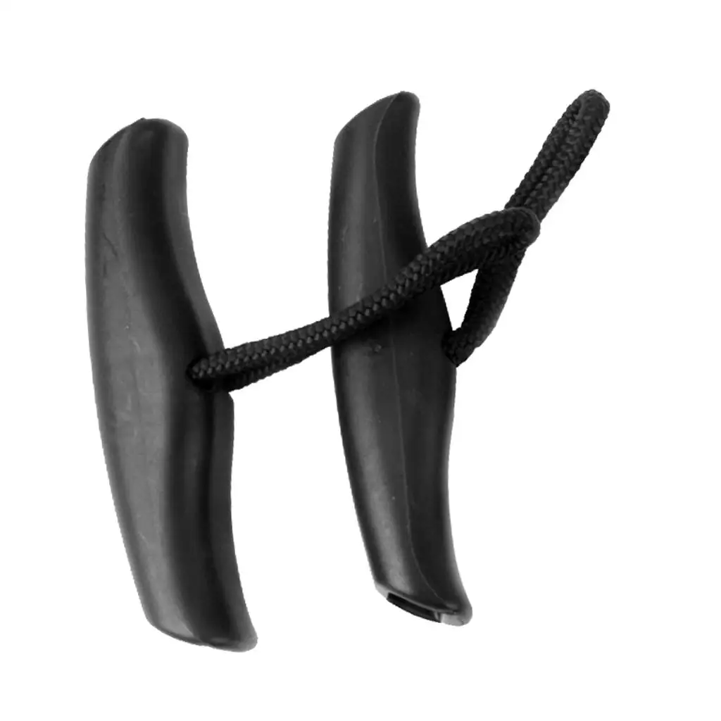 2 Pezzi Heavy Duty Kayak Canoa Toggle Handle Con Cord Carry T-Handle