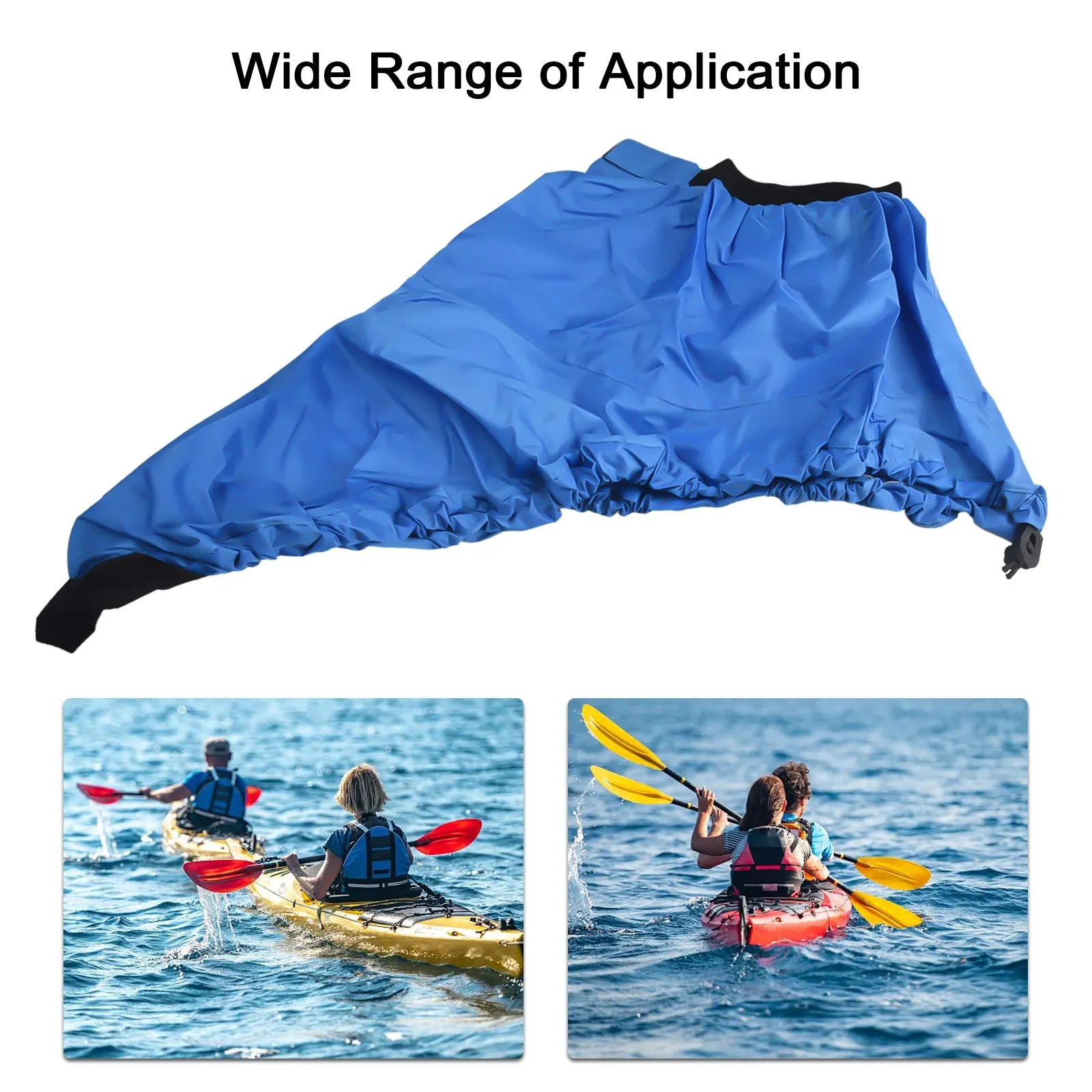 Impermeabile Canoa Kayak Spray Gonna Deck Sprayskirt Cockpit Deck Cover Regolabile Marine Boat Spraydeck Spray Deck Gonna S M L