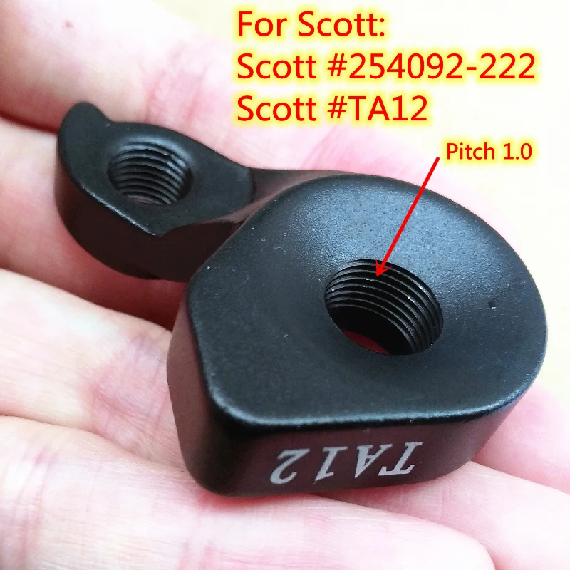 2Pc Bicicletta Mech Dropout Per Scott Ta12 #254092-222 Spark Rc Scott E-Contessa E-Spark Genius Strike Axis Eride Deragliatore Hanger