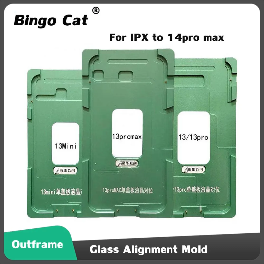 Posizione Oca Alignment Mold Mold Per Iphone X Xs Xr 11 12 Mini 13 Pro Max 14 Plus Strumento Di Riparazione Per La Ristrutturazione Dello Schermo Lcd