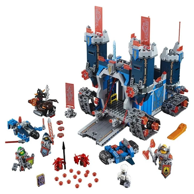 1115Pcs X19048 Knights Castle Building Blocks Mattoni Compatibile 70317 Diy Education Set Modello Giocattoli Per Bambini Regali Di Natale