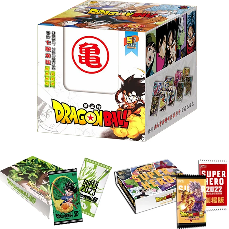 Genuine Anime Dragon Ball Game Classic Edition Collection Card Booster Box Series Ssr Sr Ssp Card Toys For Family Children Gifts