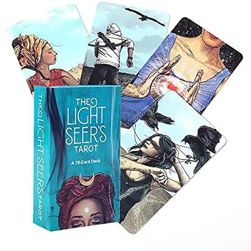 Rolhaa Tarocchi Light Seer'S Oracle 78 Card Deck Per Family Deck Giochi Da Tavolo Guida Divinazione Fate Carte Da Gioco.