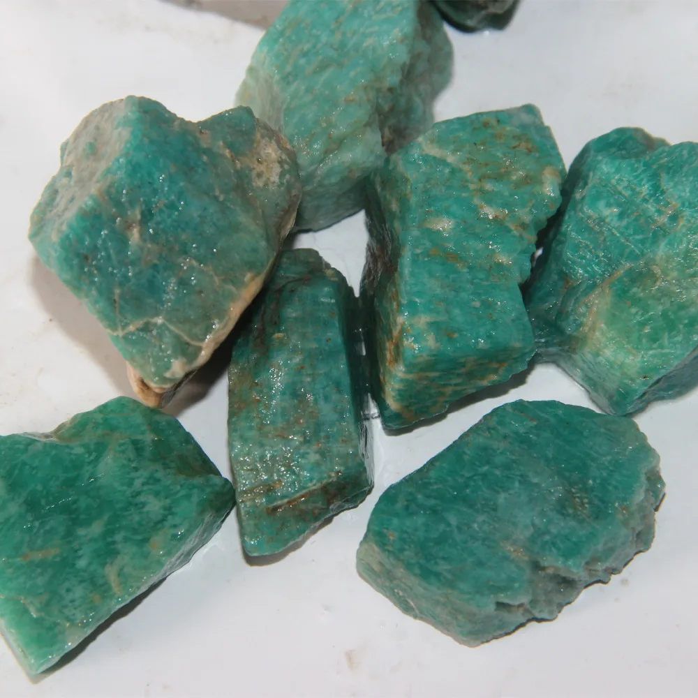 1/2Lb Grezza Naturale Amazonite Pietra Di Cristallo Minerale Campione Madagascar