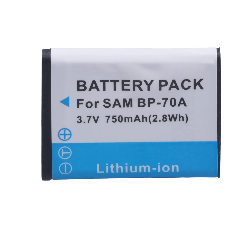 1 Pc Bp-70A Bp70A Batteria Per Samsung St95 St100 St6500 Sl50 Sl600 Tl205 Wb30F Wb35F Dv150F Es65 Es67 Mv800 Pl80