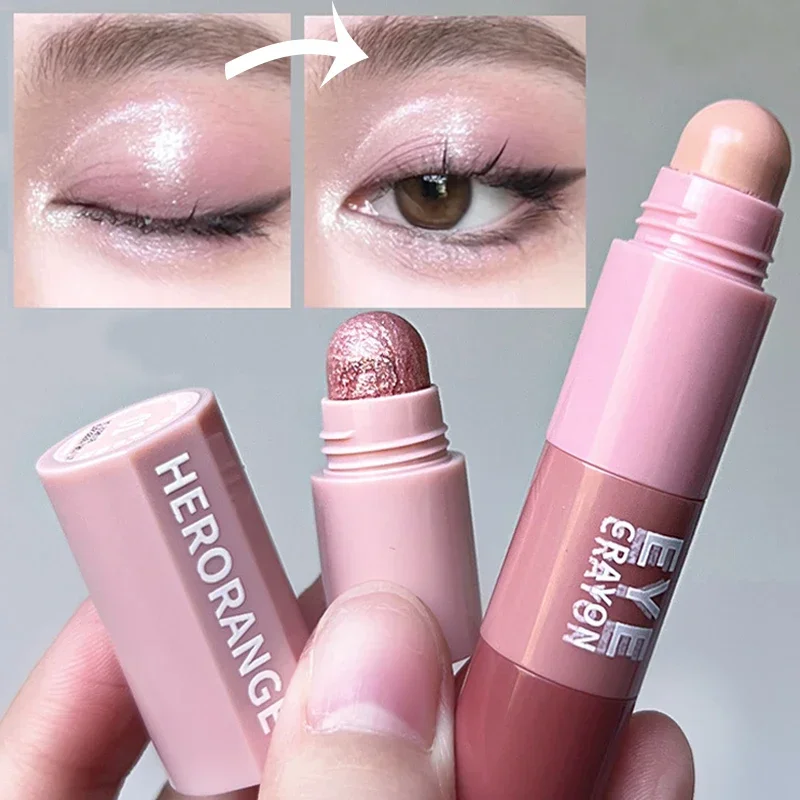 Shimmer Pink Nude Eyeshadow Pencil Set 4 Colori In 1 Pearlescent Matte Highlight Contour Eye Shadow Pencil Eyes Beauty Cosmetics