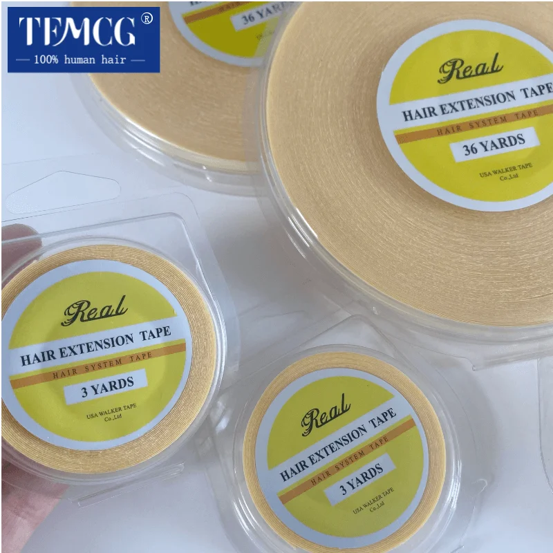 3Yards 12Yards 36Yards Strong Lace Front Support Walker Tape Per Parrucca Parrucchino Double Sided Nastro Adesivo Per Parrucca Impermeabile