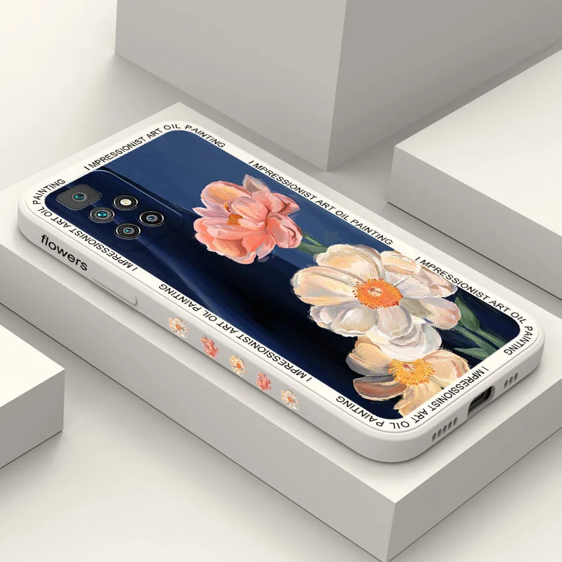 Custodia Per Telefono Pycnogenol Flowers Per Xiaomi Redmi 12 12C 10 10C 10A 9 9T 9A A1 Pro Plus 4G 5G Cover In Silicone Liquido