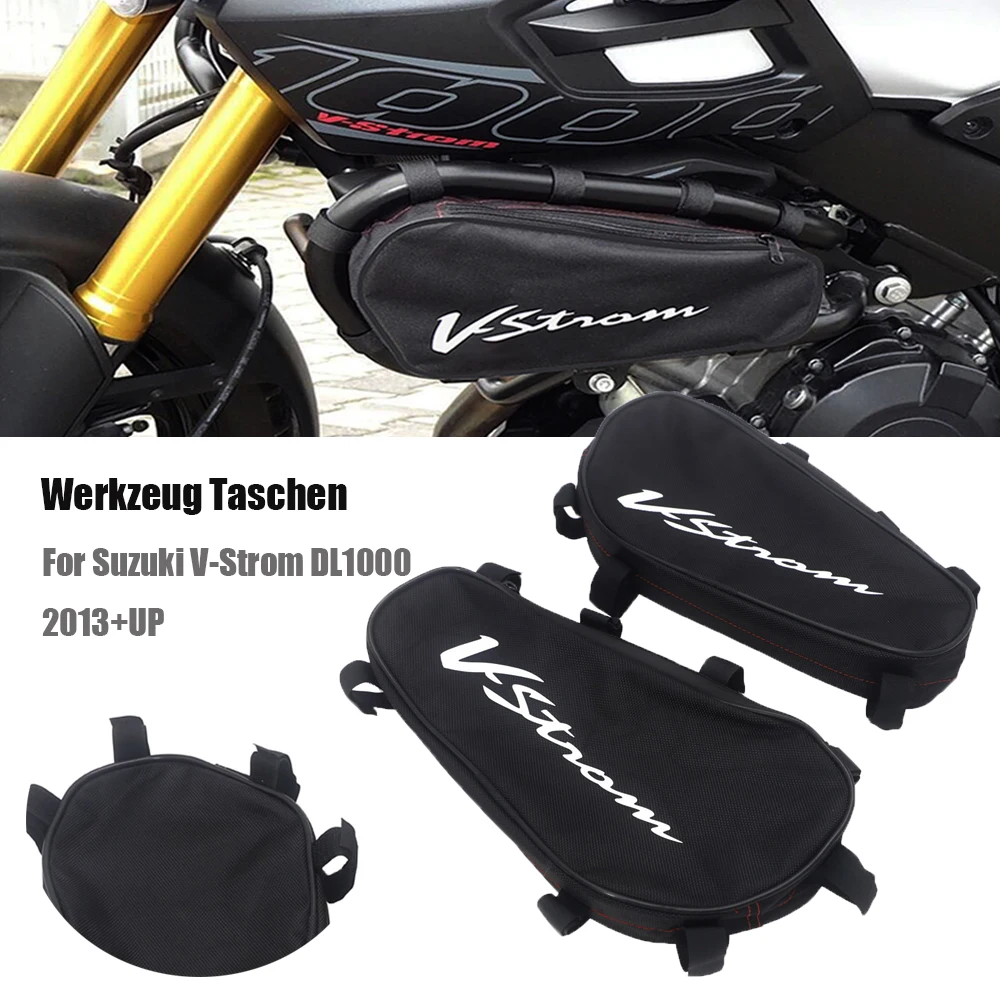 2013-2020 Motorcycle Accessories Frame Crash Bars Waterproof Bag Repair Tool Placement Bag For Suzuki V-Strom Dl1000 Dl 1000