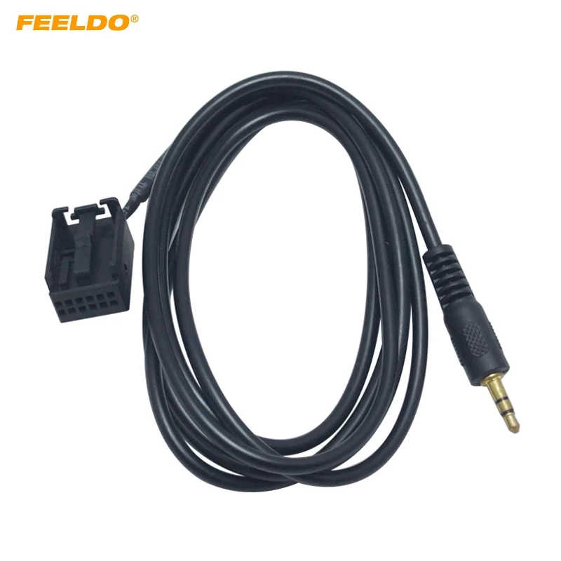 Feeldo Auto 12Pin Audi Radio 3.5 Millimetri Aux-In Cavo Adattatore Per Opel Cd30 Mp3 Cdc40 Cd70 Navi Dvd90 Navi Aux Filo # Hq6000