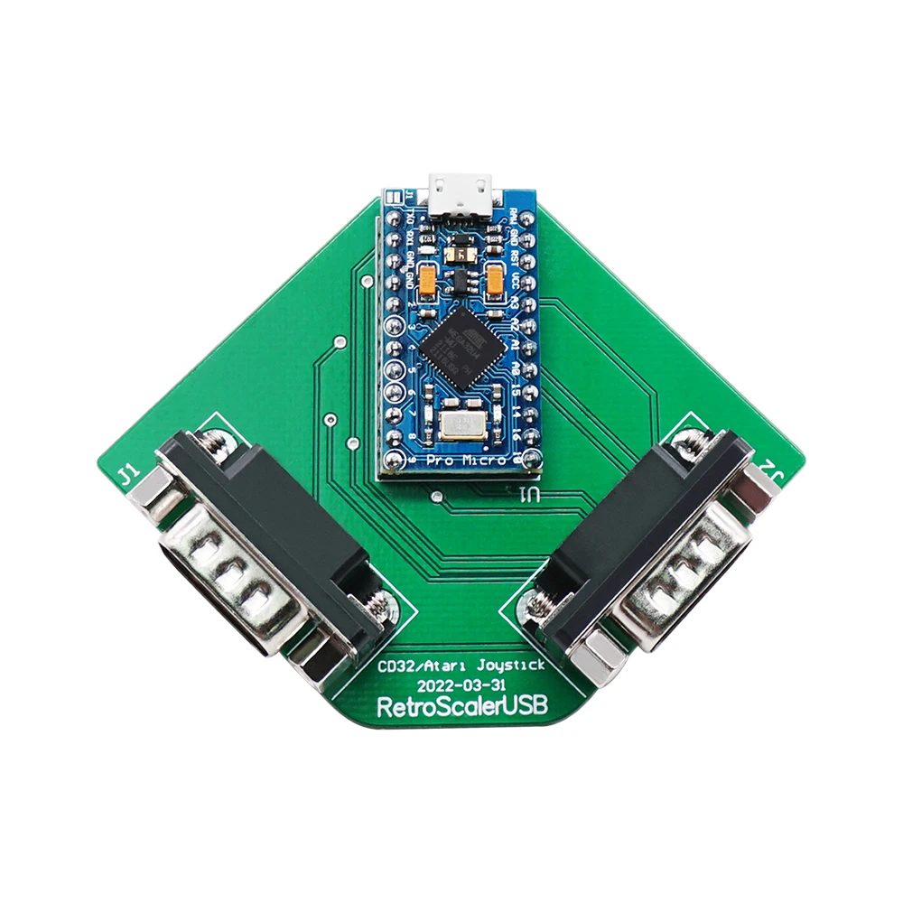 Cd32 / Amiga / C = / Atari Joystick A Usb Adattatore