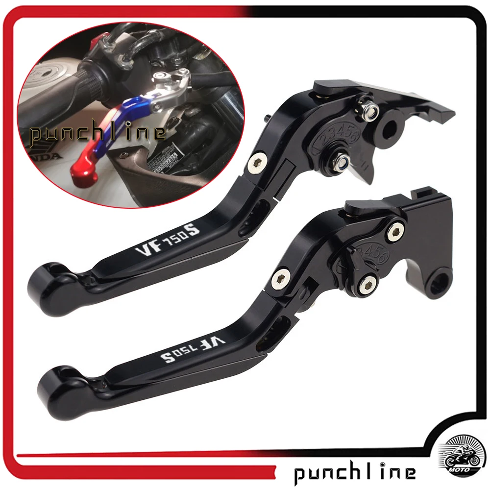 Fit Vf750S Sabre 1982-1986 Leve Frizione Per Vf 750 S Sabre Maniglie Freno Estensibili Pieghevoli