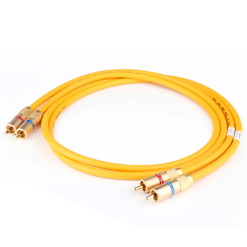 Van Den Hul D102 Mkiii Hifi Audio Rca Cavo Di Interconnessione Per Amplificatore Lettore Cd