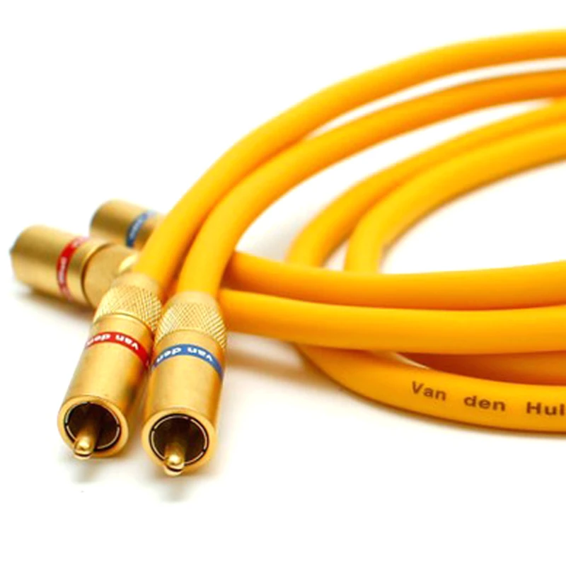 Van Den Hul D102 Mkiii Hifi Audio Rca Cavo Di Interconnessione Per Amplificatore Lettore Cd