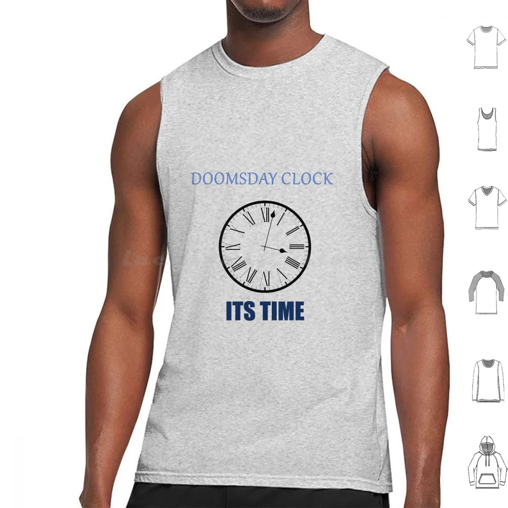 Doomsday Clock Canotte Stampa Cotton Operation Doomsday Doomsday Hiphop Rap Music New York Allcaps Cattivo Rapper