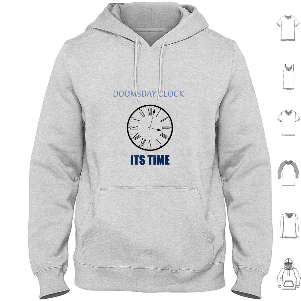 Doomsday Clock Felpe Con Cappuccio Funzionamento A Maniche Lunghe Doomsday Doomsday Hiphop Rap Music New York Allcaps Cattivo Rapper