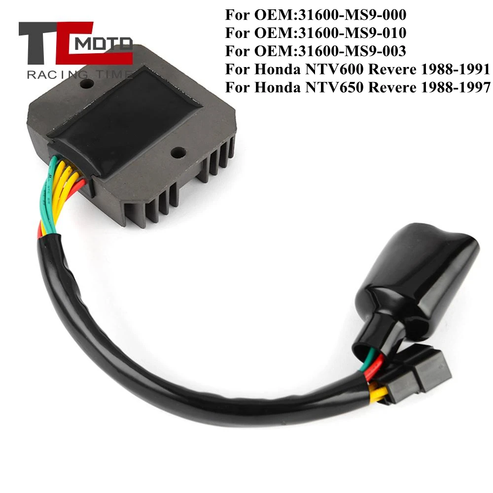 Regolatore Di Tensione Per Honda Ntv600 1988 - 1991 Ntv650 1988-1997 Ntv 600 650 Revere 31600-Ms9-000 31600-Ms9-010 31600-Ms9-00