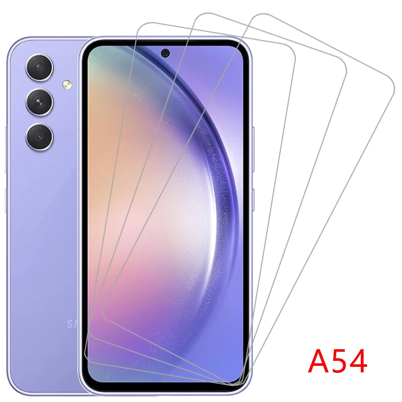 Custodia Per Samsung Galaxy A54 Cover Vetro Temperato Su Samsunga54 Galaxya54 A 54 54A Coque Samsun Samsumg Sansung Galxy Galaxi 54A