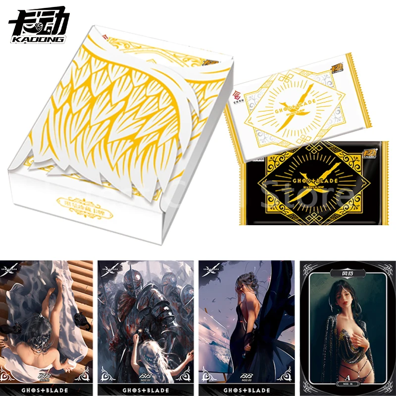Genuine Ghostblade Series Deluxe Collection Edition Card Box Anime Periferiche Rare Hidden Gold Cards Game Toys Kids Hobby Gift