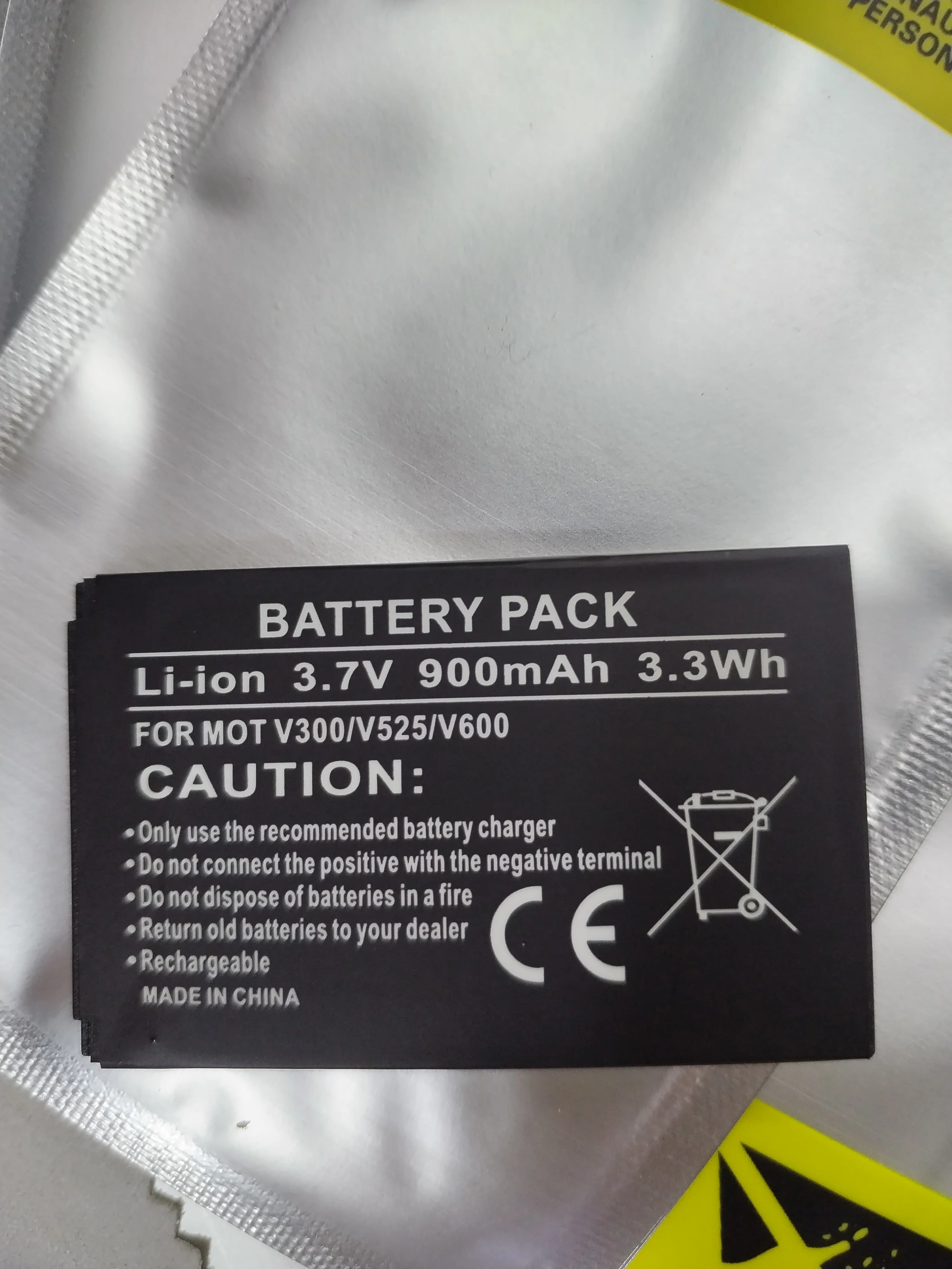 Batteria Snn5683A Per Motorola A630 A760 A768 V300 V400 V500 V501 V550 V551 V555 V600