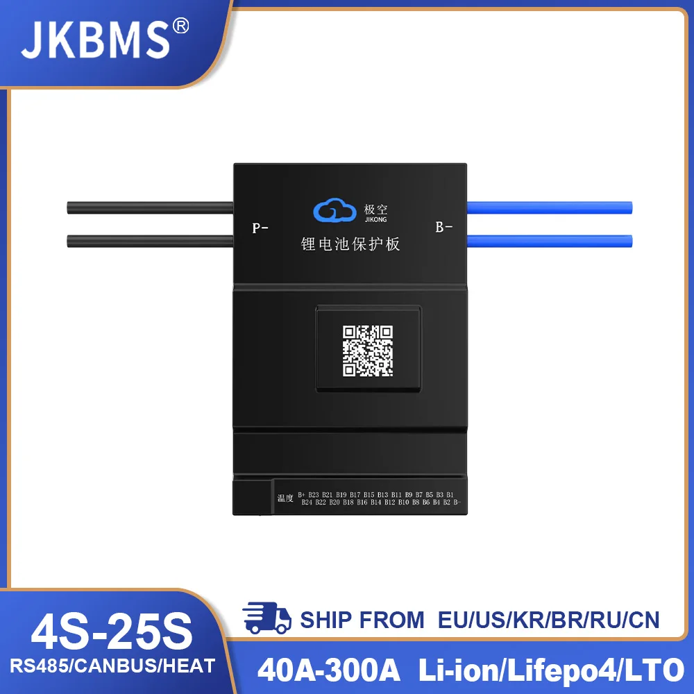 Jk Bms Active Balance Bms 8S 12S 13S 14S 16S 17S 20S 24S Smart Bms 60A 80A 100A 150A 200A 600A Lifepo4 Li-Ion Lto Batteria