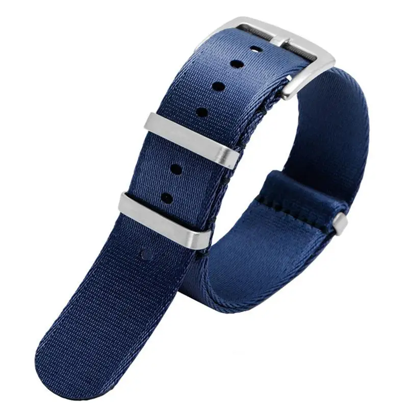 Pcavo Premium Quality 20Mm 22Mm Cinturino Per Cintura Di Sicurezza Cinturino In Nylon Per Seiko Mido 007 James Bond Militare A Righe Di Ricambio Da Uo