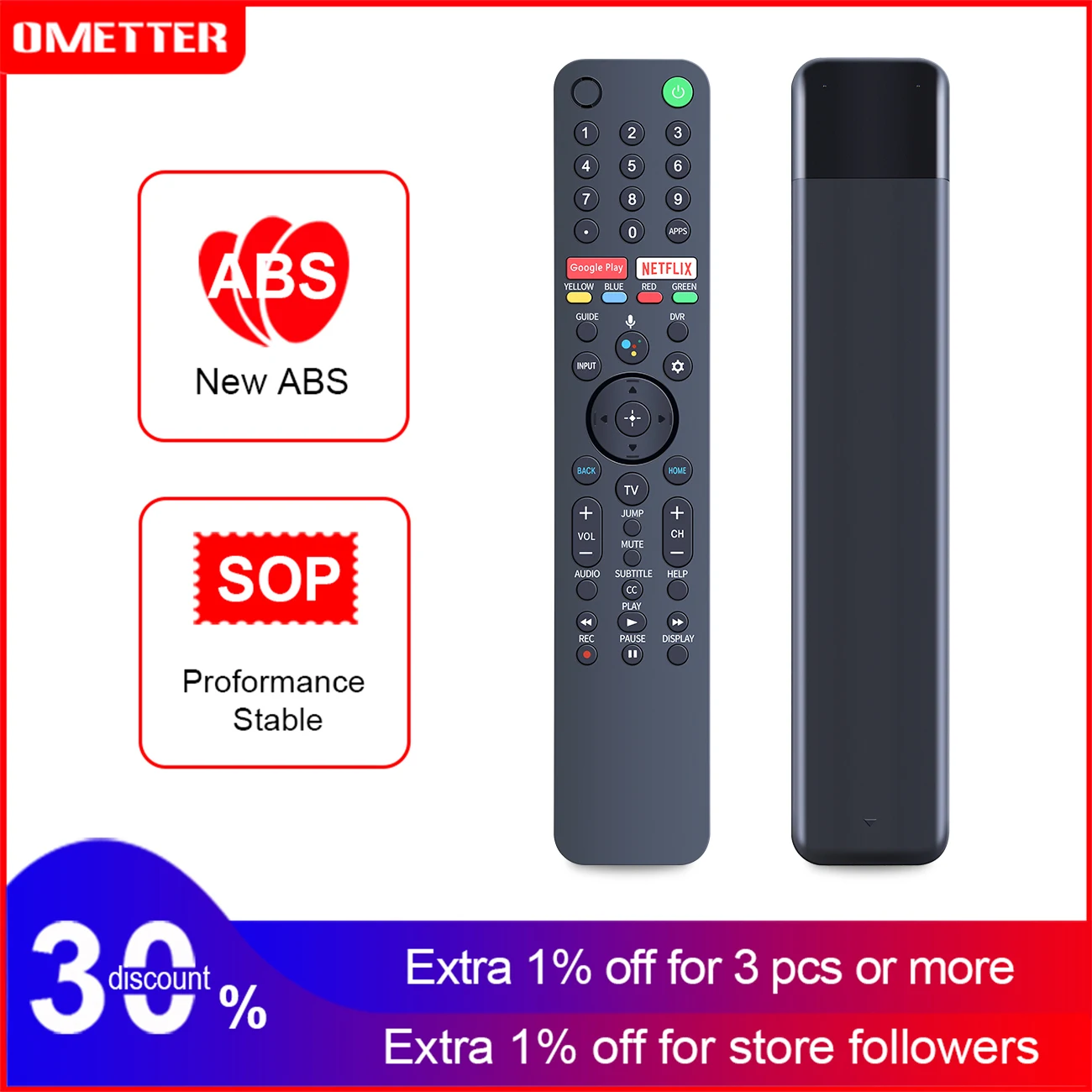 Sostituzione Telecomando Voice Smart Tv Per Sony Rmf-Tx500U Rmf-Tx520E/Tx520P/Tx520B/Tx520T Xbr-43X800H Xbr-49X800H 65 X900H