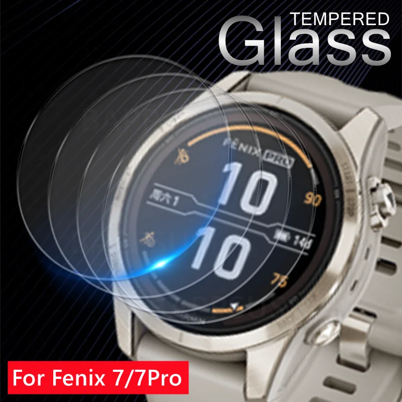 Proteggi Schermo 9H Per Garmin Fenix 7 7 S 7X Pro Hd Film Watch Vetro Temperato Antigraffio Per Fenix7 7 S X 7Spro Fenix 7Xpro