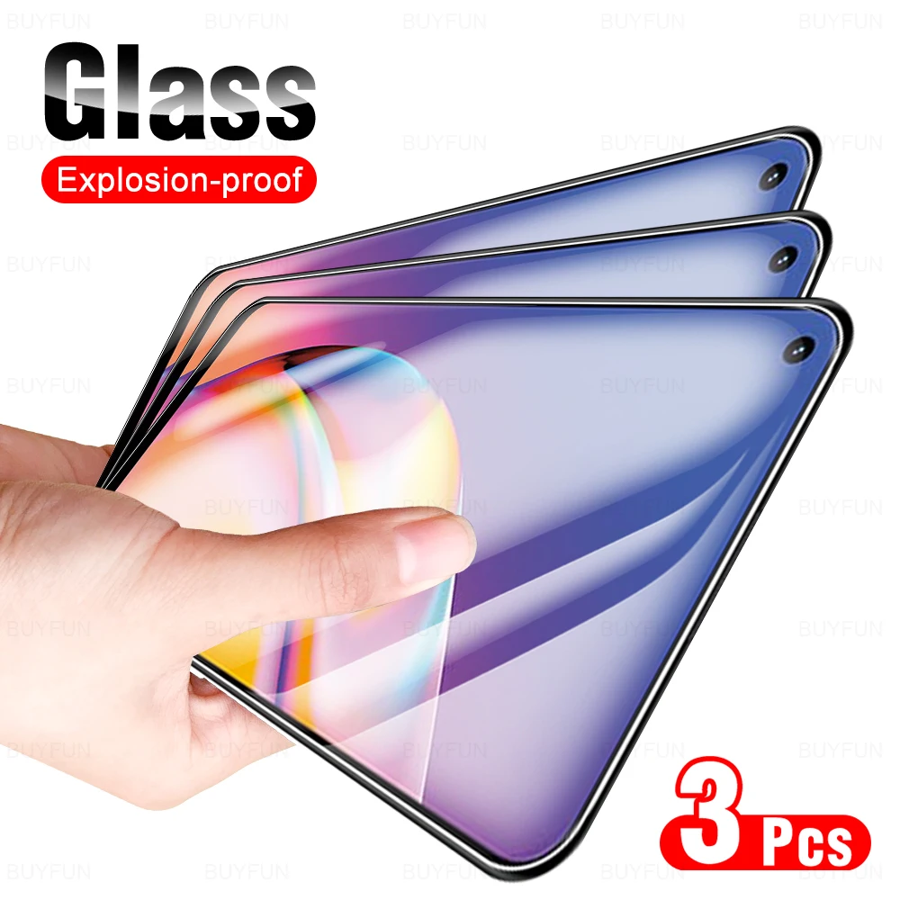 Pellicola Salvaschermo In Vetro 3 Pezzi Per Oppo Reno 5 Lite 5F 5Z 5 5G Plus Reno5 Lite 5 Lite Pellicola Protettiva Per 5 Lite 6.43 "Cph2205