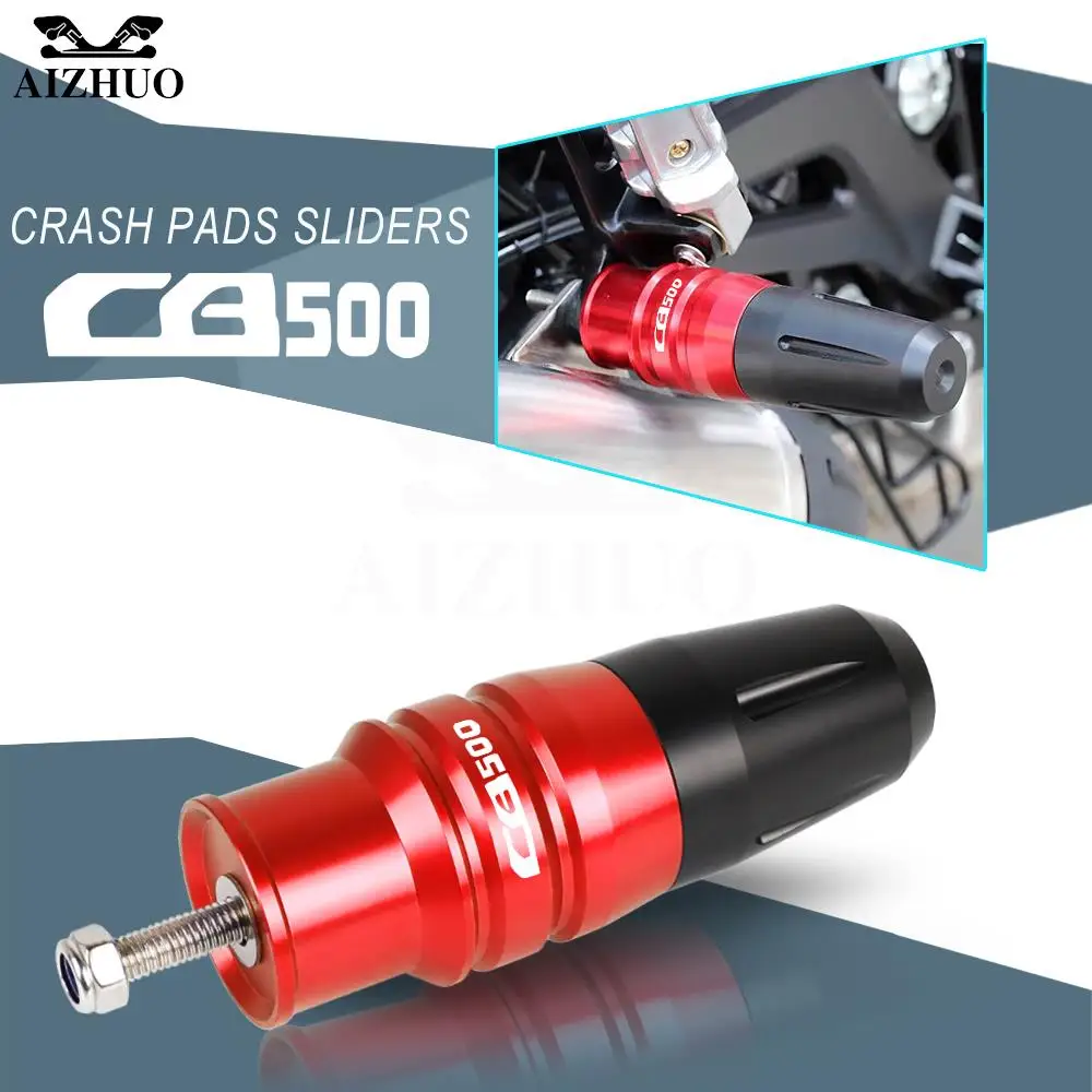 Per Honda Cb500 F/X Cb500F Cb500X 2013-2018 Cbr500R Cb Cbr 500 Moto Engine Case Sliders Protector Falling Frame Crash Pad