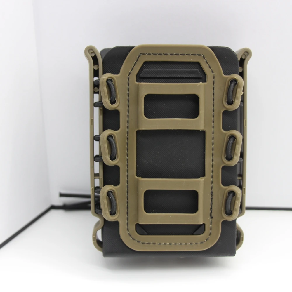 Tactical Magazine Pouch Combo 5.56/7.62Mm Rifle Mag Pouch Pistol Mag Pouch Set Tactical Fastmag Softshell Magazine Pouch