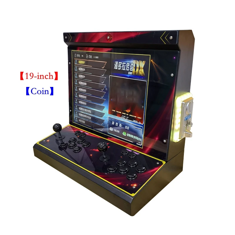 Design 2 Giocatori Mini Arcade Da Tavolo/9800 Giochi Classici/Schermo Lcd Da 19 "Bartop Arcade Game Machine
