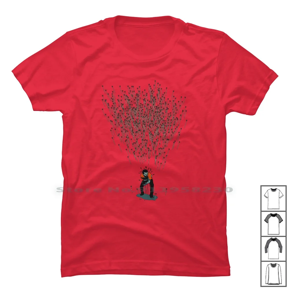 Stop Waste Arrows And Aim For Its Head T Shirt 100% Cotton Arrows Video Arrow Music Movie Games Tage Stop Head Row Art Ast