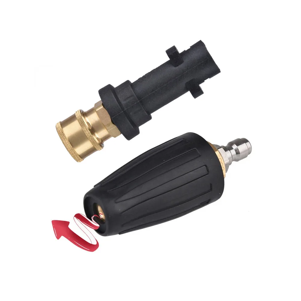 360 Spruzzatore Rotante Con Ugello Turbo Con Kaecher O 1/4 "Attacco Rapido 4000 Psi Accessori Per Idropulitrice Ad Alta Pressione Ottone