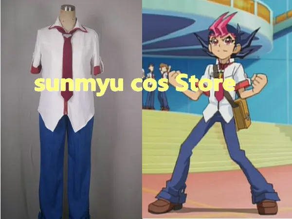 Yu-Gi-Oh! Costume Cosplay Zexal Tsukumo Yuma Yuma Tsukumo, Dimensioni Personalizzabili, Commercio All'Ingrosso Di Spettacoli Di Halloween
