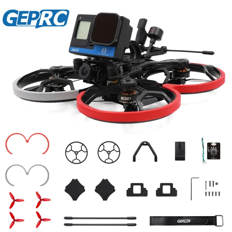 Geprc Drone Geprc Cinelog30 Con Analogico Caddx Ratel 2 Gps Fpv Quadcopter Rc Elicottero Mini Drone Profesional Bnf