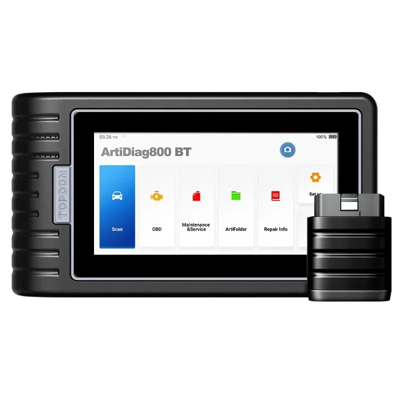 Topdon Artidiag800 Bt 12V 24V Obd2 Scanner Strumento Di Scansione Della Macchina Diagnostica Del Veicolo Diesel