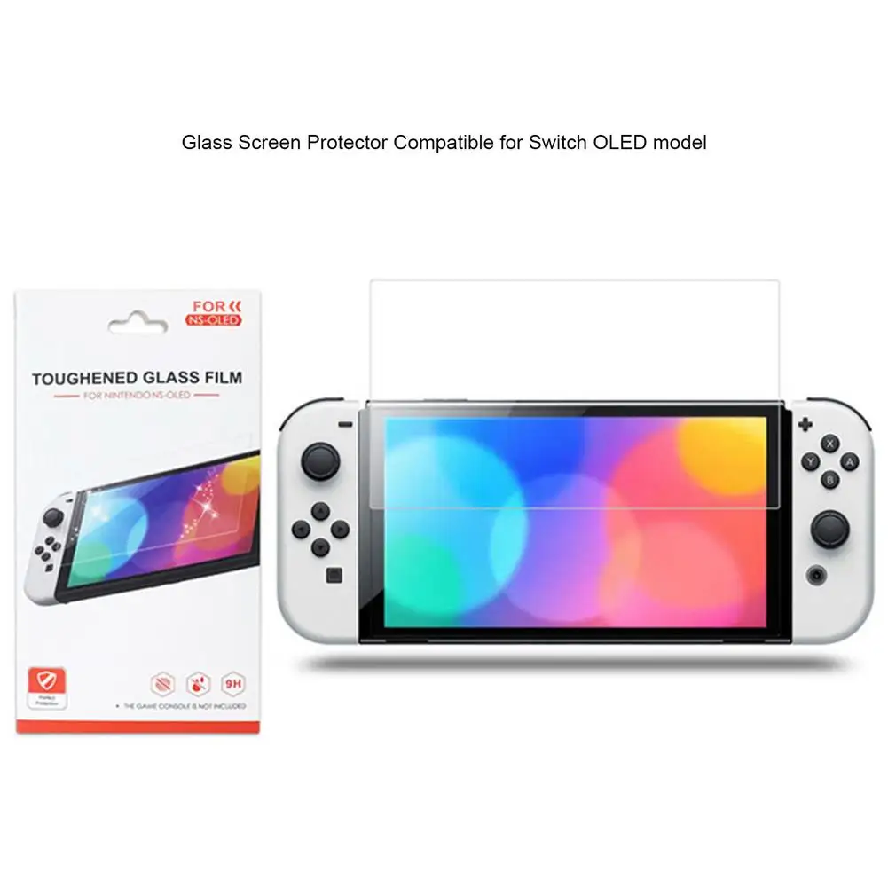 Pellicola Proteggi Schermo In Vetro Temperato 9H Hd Per Nintendo Switch O-Led Pellicola Salvaschermo Per Accessori Ns O-Led