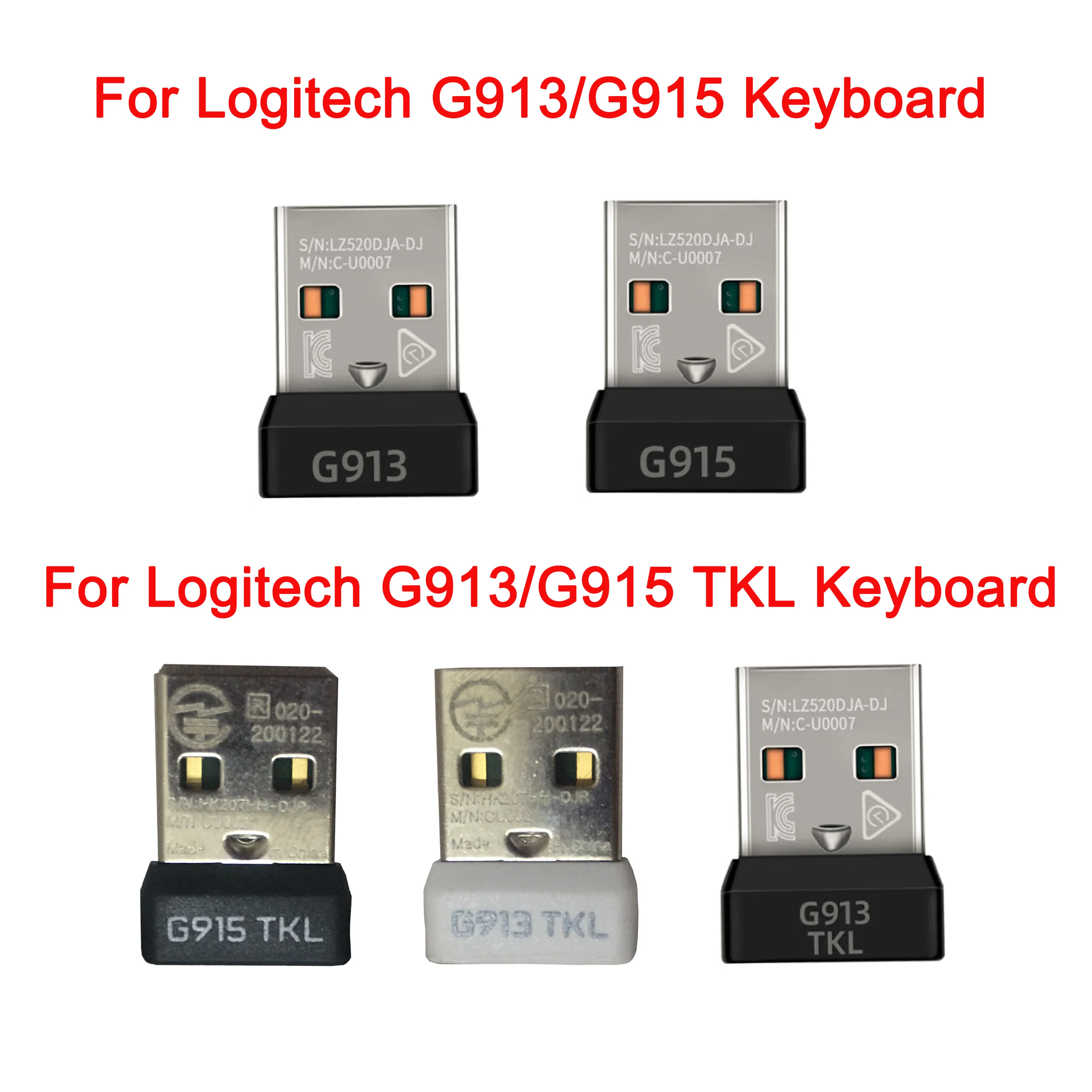 Nuovo Adattatore Per Ricevitore Mouse Segnale Dongle Usb Per Logitech G913 G915 G913 Tkl/G915 Tkl Tastiera Da Gioco Wireless
