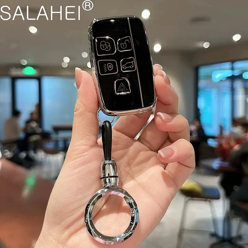 Tpu Car Key Case Cover Key Bag Holder Protector Per Land Rover Range Rover Sport Evoque Freelander 2 Velar Discovery 4 Accessorio