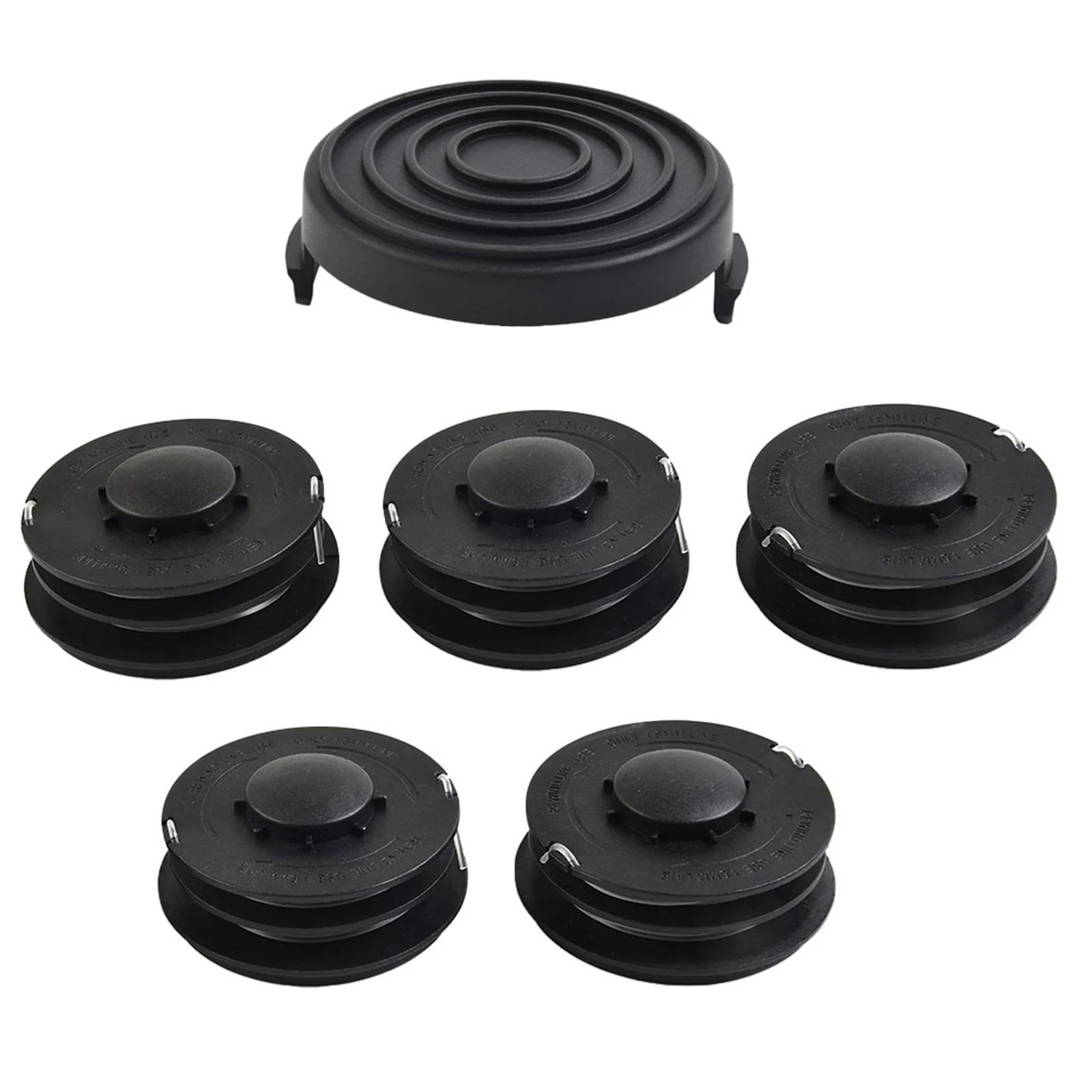 6 Pz/Set Bobine Di Ricambio Bobine Filettate Per Einhell Gc-Et 4530 Tosaerba Elettrico Decespugliatore Bobine Tappo Di Copertura