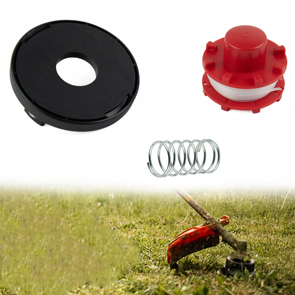 Spool Line & Cap Cover & Spring Per Einhell Ge-Ct 36/30 Li E Solo Agillo 36/255 Bl Agillo 18/200 Parti Del Tosaerba