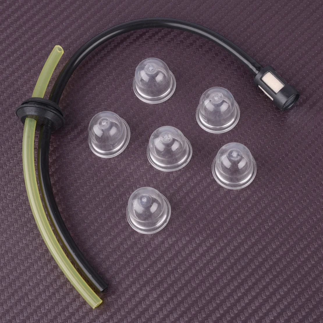 1 Set Primer Pompa Lampadina Filtro Gas Con Tubo Adatto Per Einhell Bg-Bc 43/1 Come Motorsense