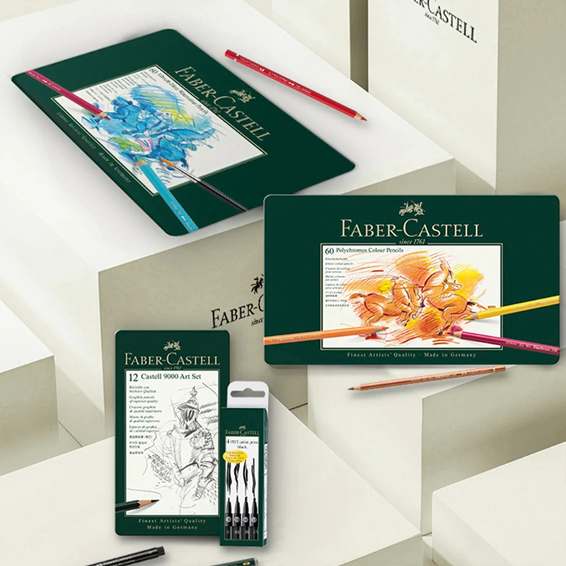 Faber Castell Polychromos/Albrecht Dürer Grassa/Acquerello/Acqua-Solubile Matite Colorate 60/120 Colori Set Pittura Lapis De Cor