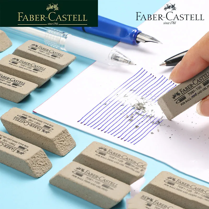 Tedesco Faber-Castell/Hui Baijia 7061-100 Gomma Applicabile Penna A Sfera Penna A Sfera Penna
