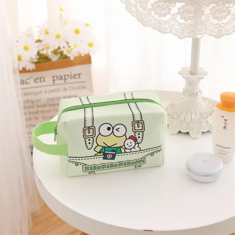 Sanrio My Melody Keroppi Bad Badtz Maru Cute Cartoon Handbag Girl Cosmetic Bag Cancelleria Cosmetic Storage Bag Festival Gift